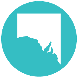 South Australian map icon
